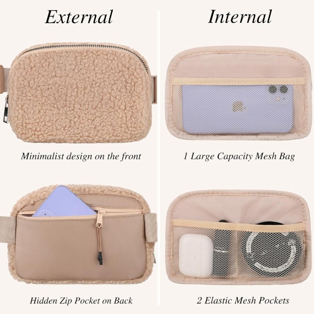 Teddy  Crossbody Fanny Pack